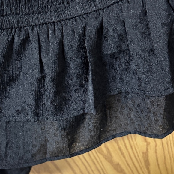 Altar'd State Black Ruffled Blouse - Picture 2 of 3